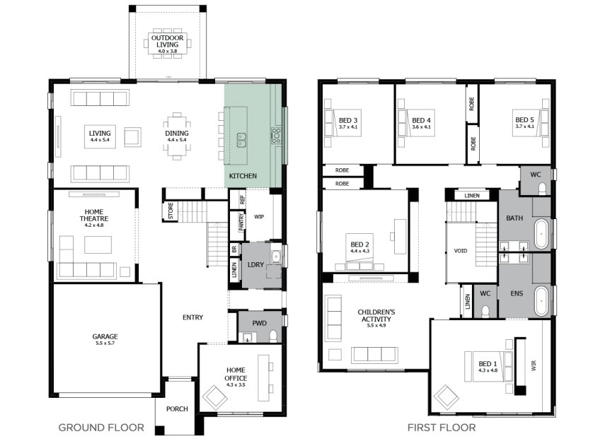 Enigma 46- Option 8- Grand Kitchen- LHS