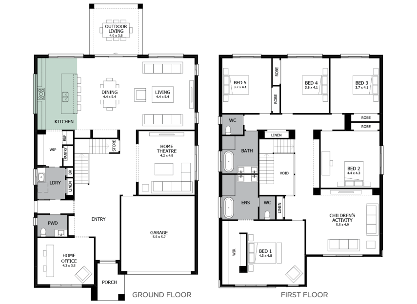 Enigma 46- Option 8- Grand Kitchen- RHS