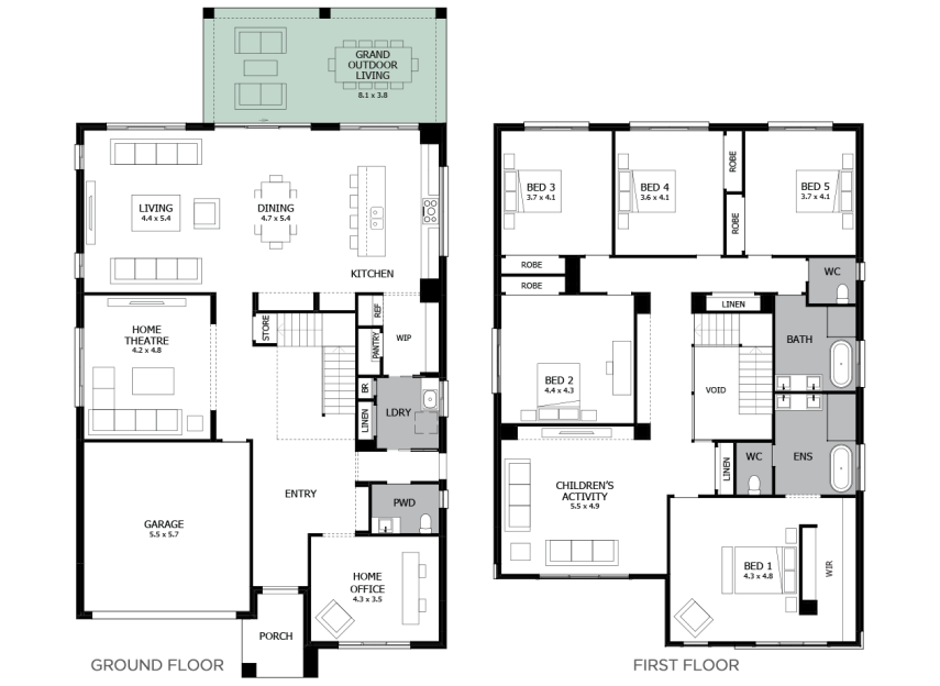 Enigma 46- Option 9- Grand outdoor Living- LHS