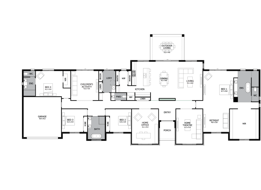 Barrington-46-Option-8-internal fireplace-LHS