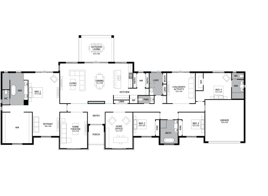 Barrington-46-Option-8-internal fireplace-RHS