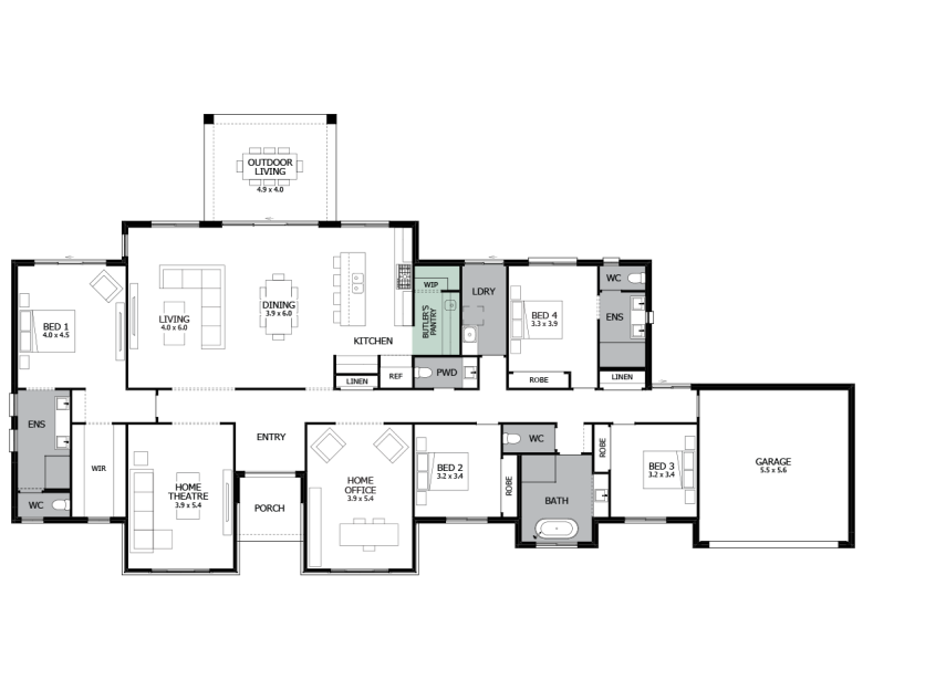 barrington-35-acreage-option-3-Butler's-Pantry-RHS