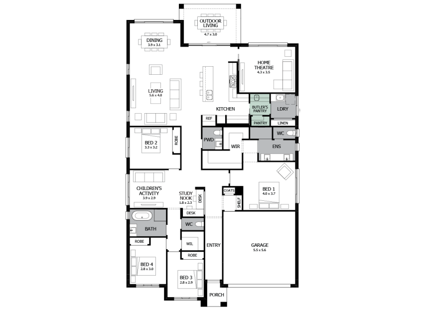 Oasis-30-option-4-butler's-pantry-RHS