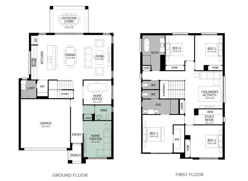 charisma-30-option-7-home-theatre-in-lieu-of-guest-bed-LHS