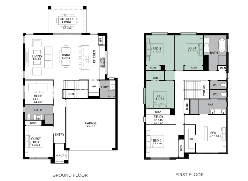 charisma-30-option-8-fifth-bed-RHS