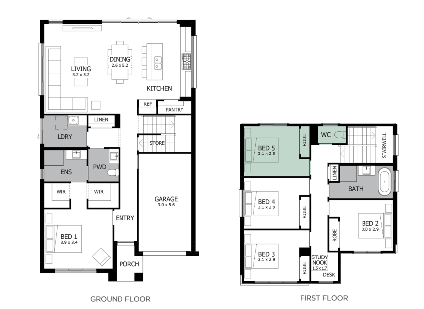 Booderee-22-double-storey-home-design-option-1-RHS