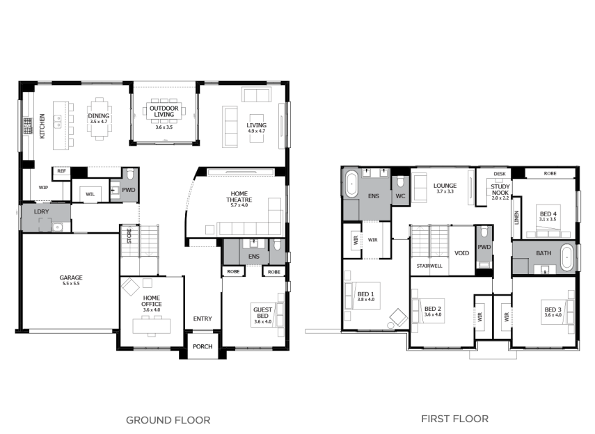 hamilton-40-double-storey-home-design-floor-plan-LHS-standard