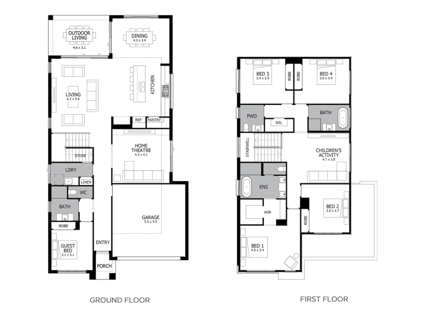 Lido-34-double-storey-home-design-floor-plan-RHS