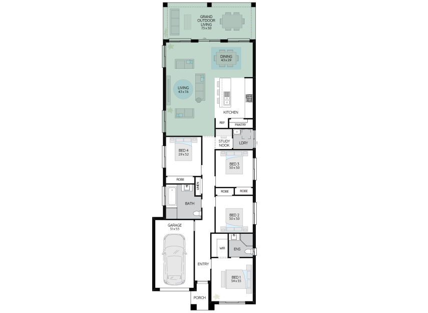 exhilarate-single-storey-house-plan-option-3-lhs