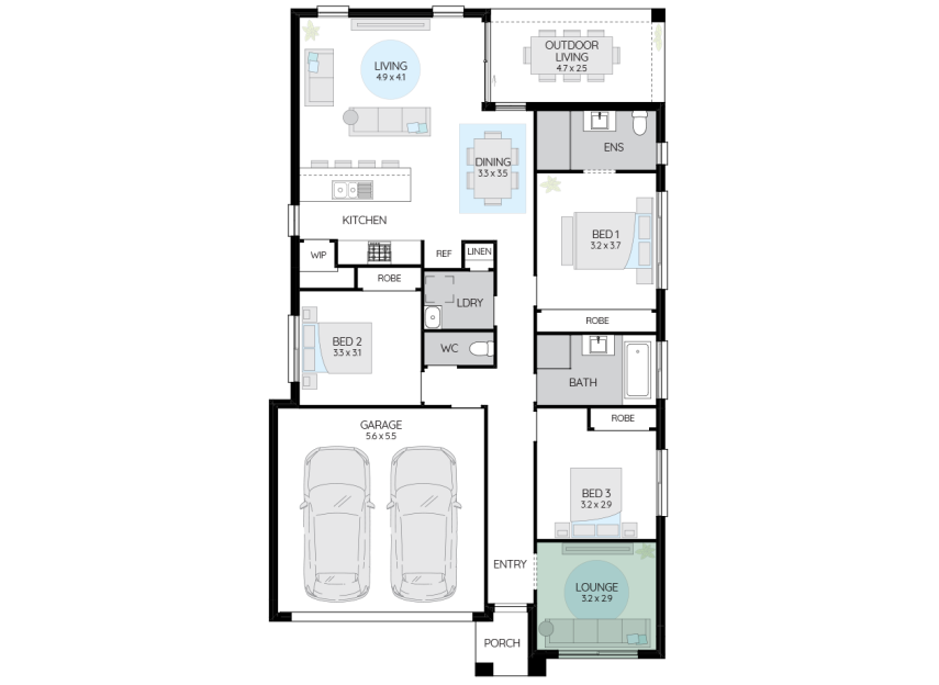 radiate-single-storey-house-design-option-4-lhs