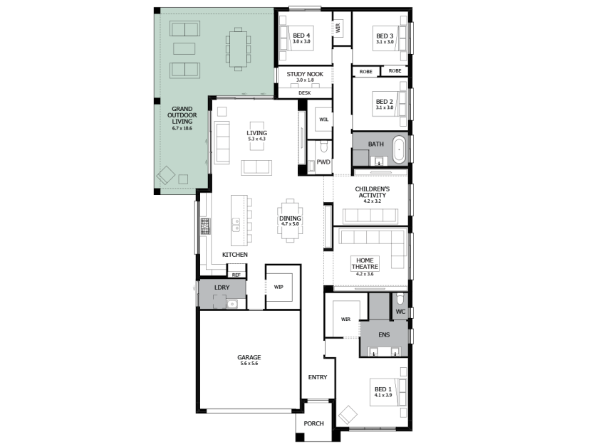 rhapsody-30-single-storey-house-design-option-1A-LHS
