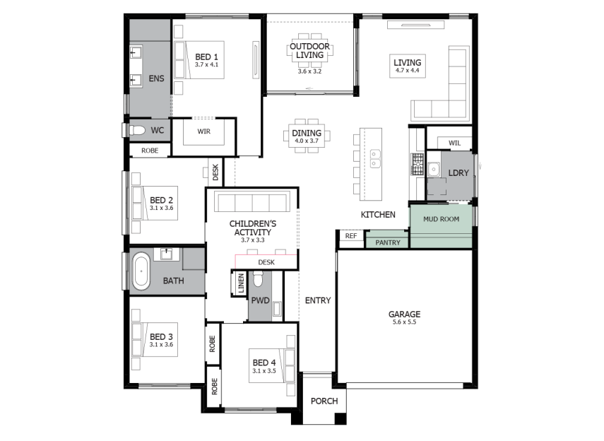 broadbeach-single-storey-house-design-option-2-RHS