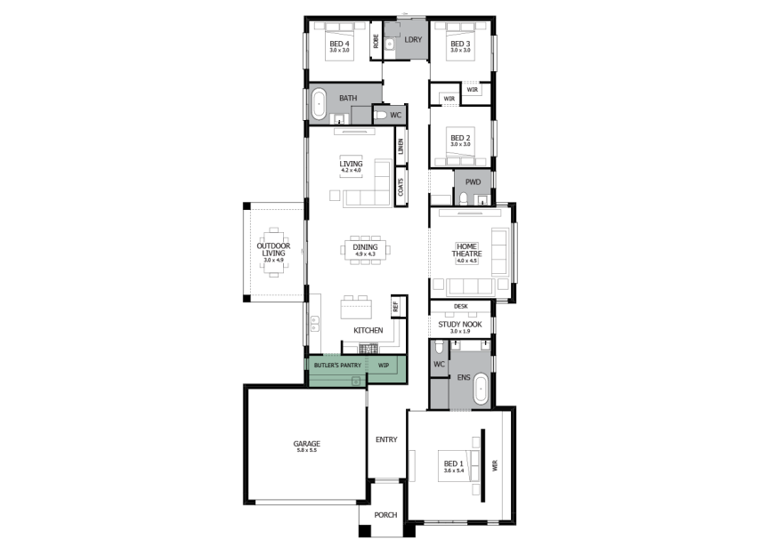 carrington-grande-ONE-single-storey-house-design-option-2-LHS