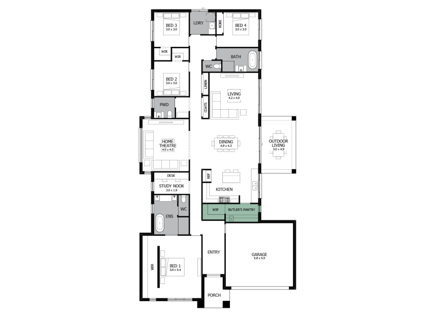 carrington-grande-ONE-single-storey-house-design-option-2-RHS