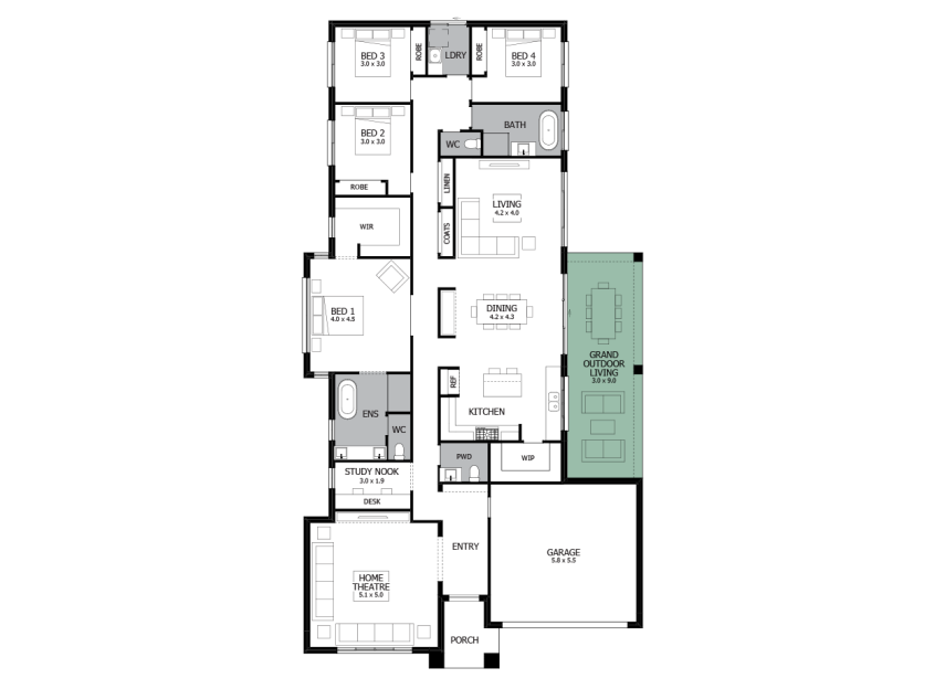 carrington-promenade-TWO-single-storey-house-design-option-1-RHS