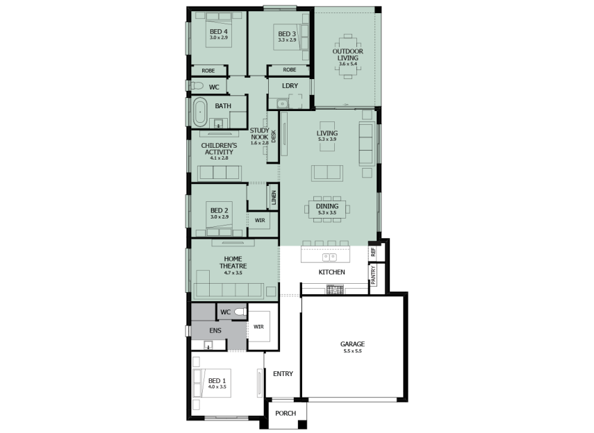 conga-26-single-storey-house-design-option-1-RHS