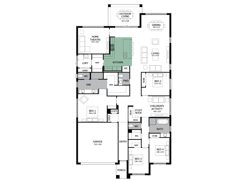 oasis-31-single-storey-house-design-option-5-LHS