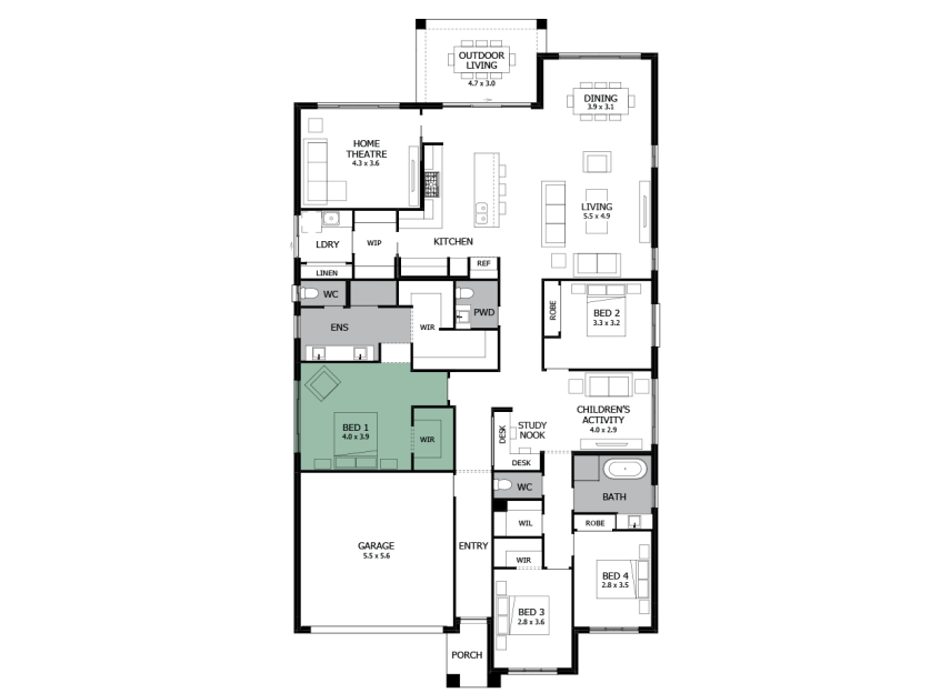 oasis-31-single-storey-house-design-option-8-LHS