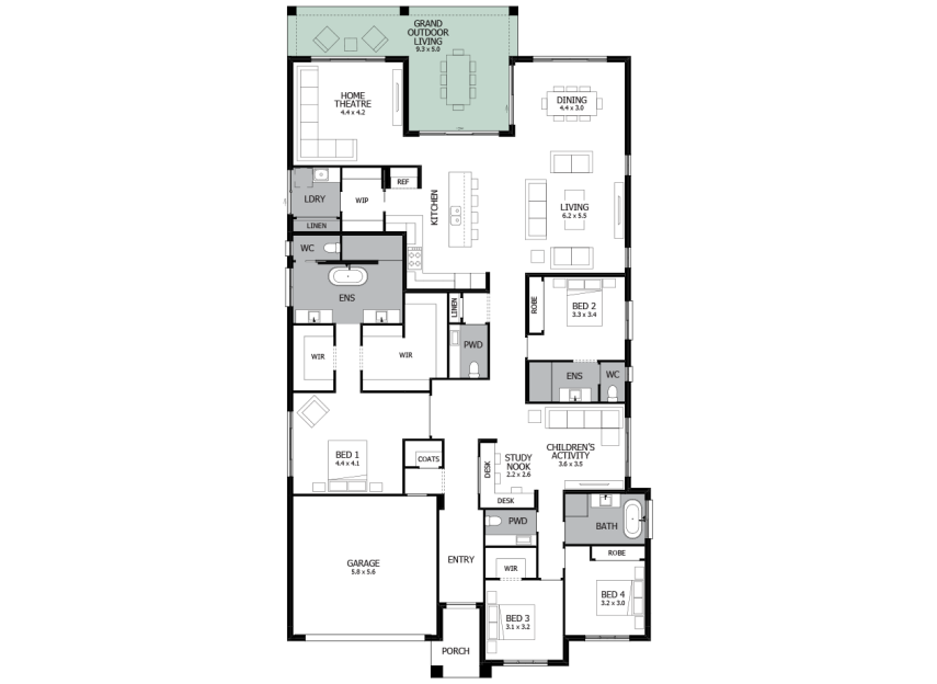 oasis-37-single-storey-house-standard-plan-option-1-lhs