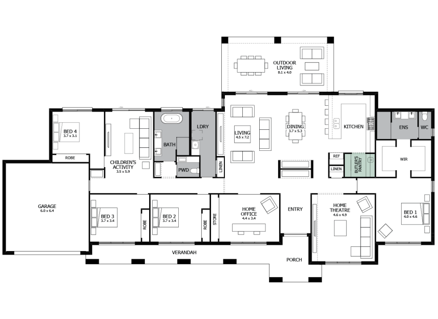 roxbury-41-acreage-house-design-option-3-lhs