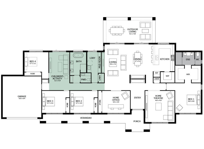 roxbury-41-acreage-house-design-option-4-lhs