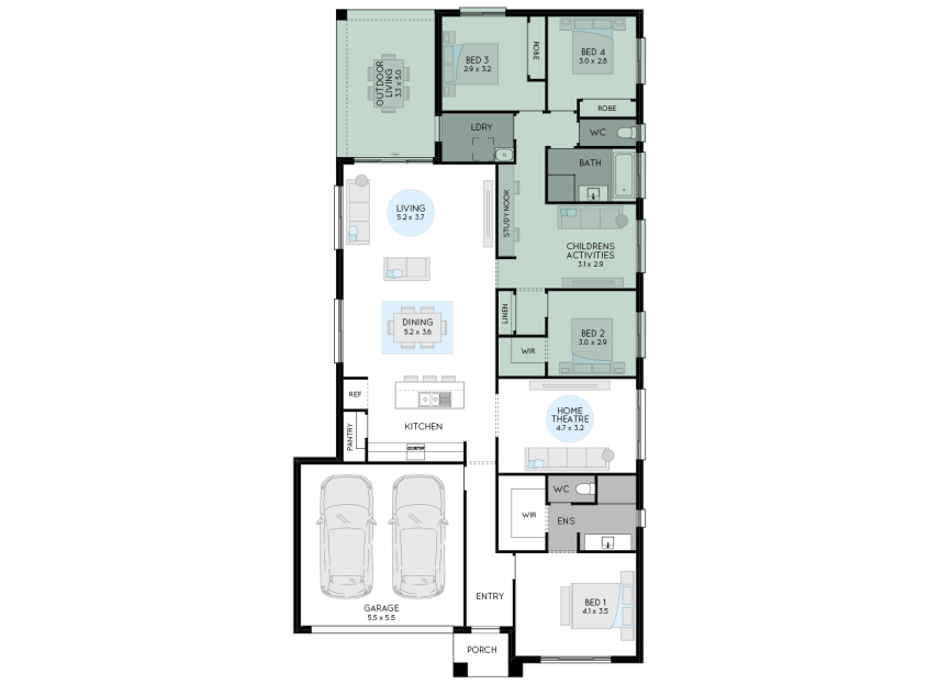 Calypso-25-single-storey-motion-house-plan-option-1-LHS