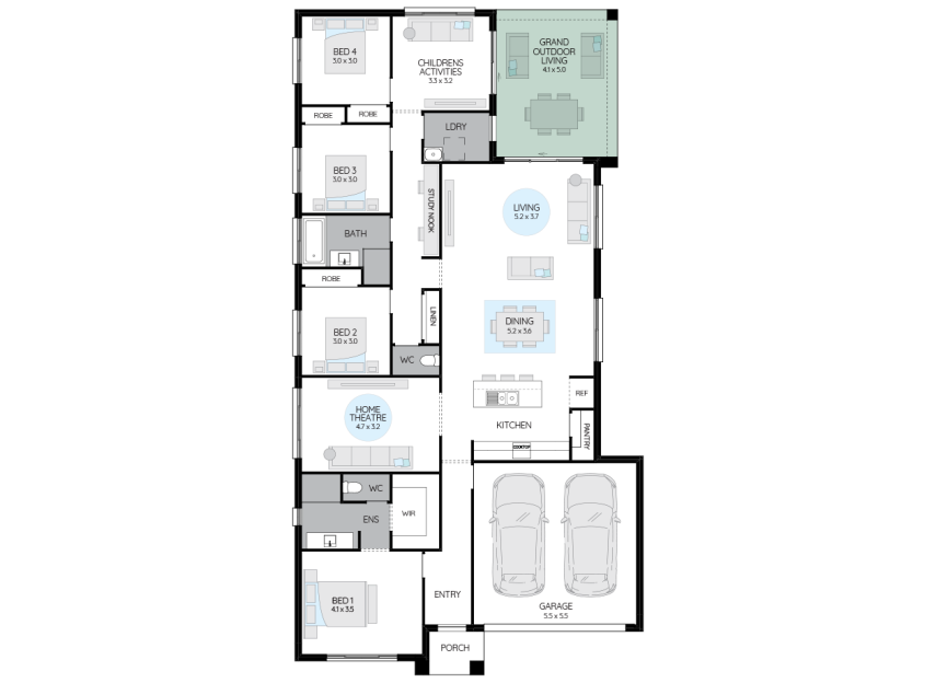 Calypso-25-single-storey-motion-house-plan-option-2-RHS
