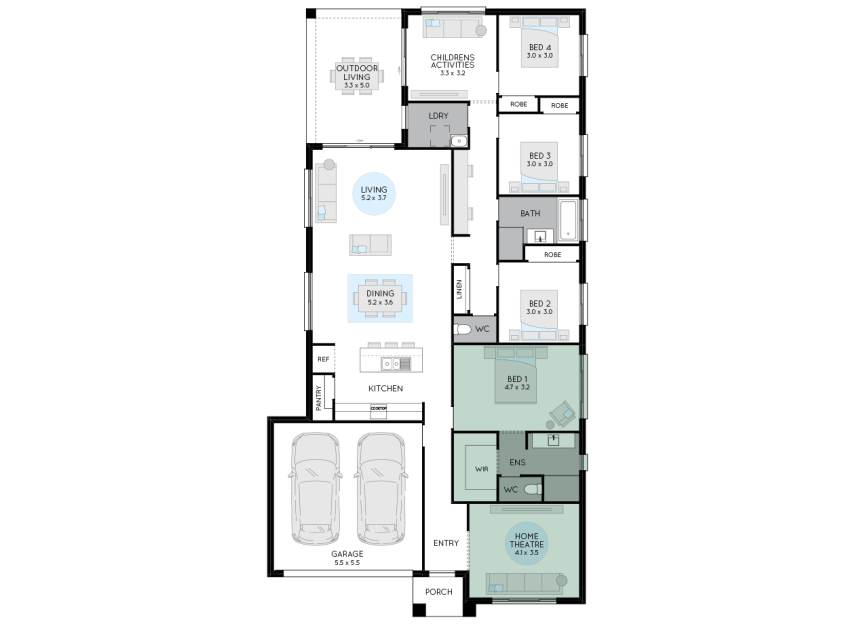 Calypso-25-single-storey-motion-house-plan-option-3-LHS