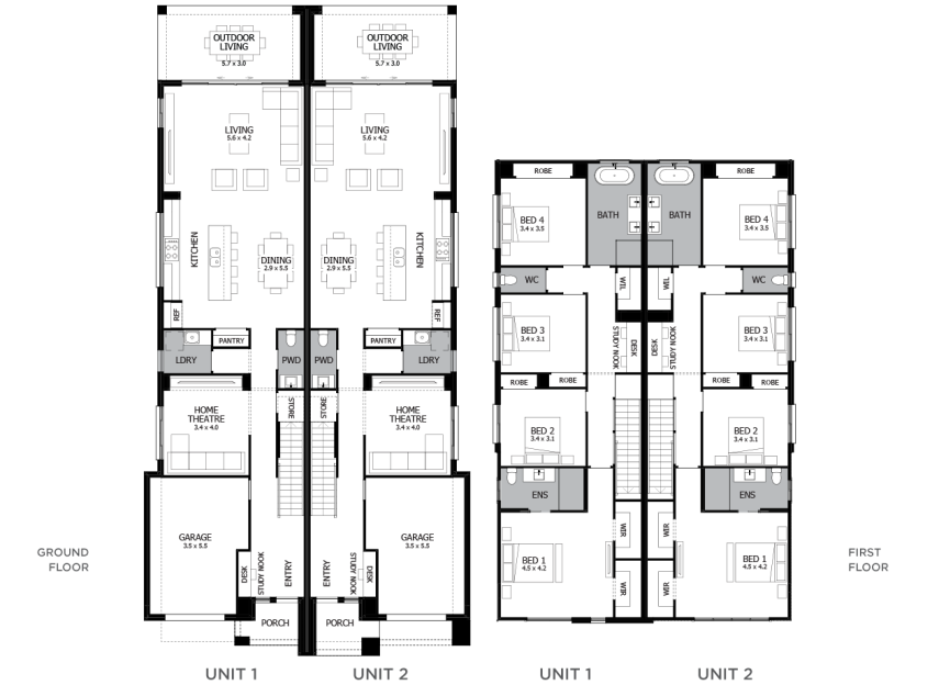 Orlando Duplex House Designs