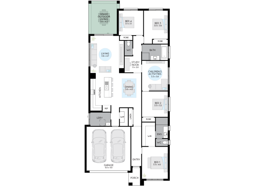 tempo-23-single-storey-house-plan-option-1-LHS