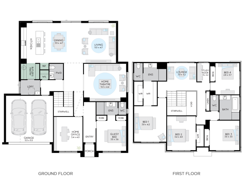bayside-35-double-storey-house-plan-option-4-LHS