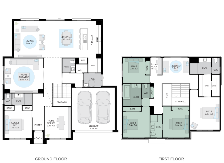 bayside-35-double-storey-house-plan-option-5-RHS
