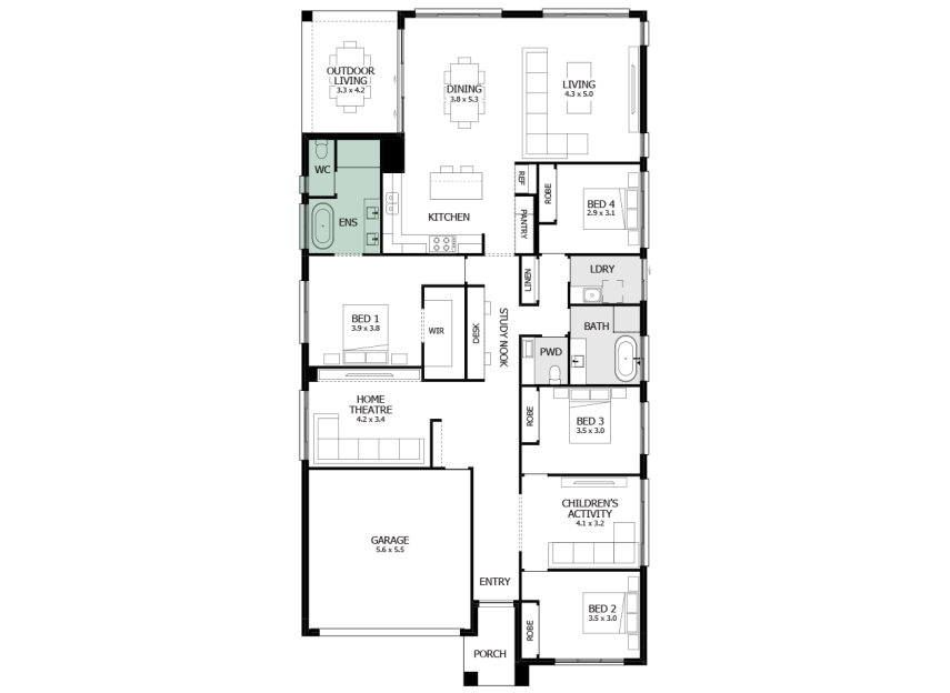 emerald-28-single-storey-house-plan-option-1-LHS