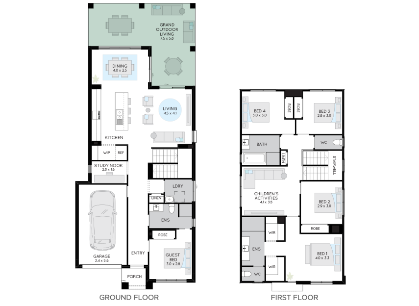 collaroy-double-storey-house-design-option-2-lhs