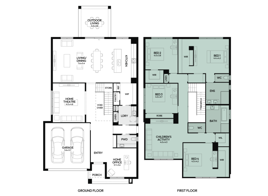 enigma-41-double-storey-home-design-floorplan-option-3-LHS
