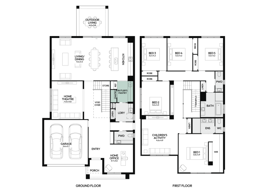 enigma-41-double-storey-home-design-floorplan-option-5-LHS