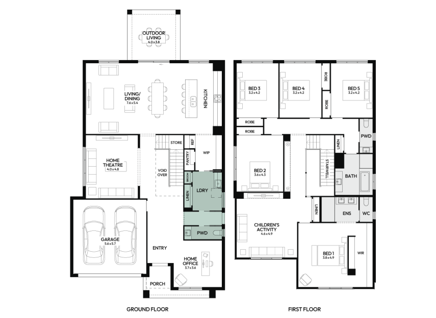 enigma-41-double-storey-home-design-floorplan-option-8-LHS