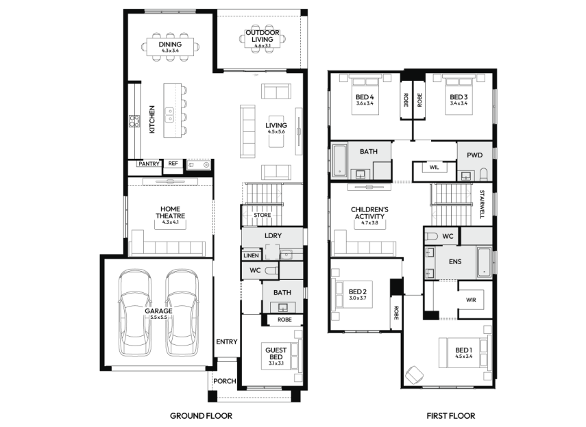 lido-34-double-storey-home-design-floorplan-standard-LHS