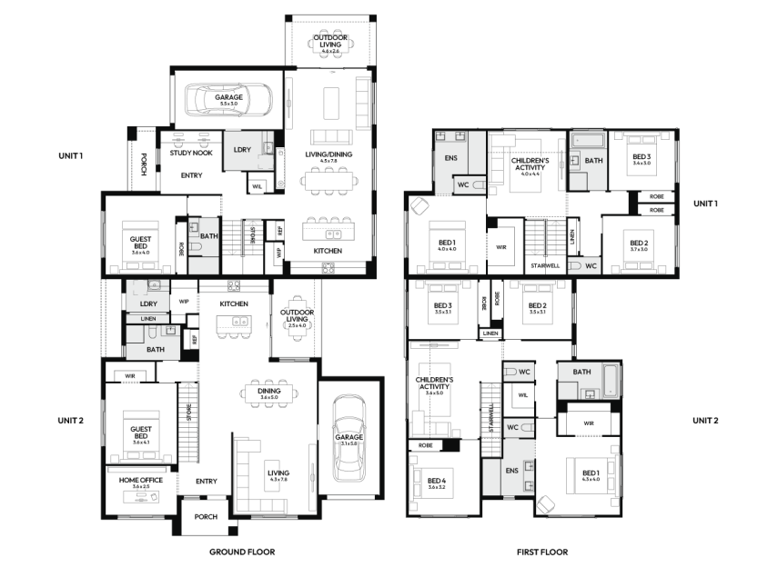 oakland-corner-block-duplex-home-design-floorplan-standard-RHS