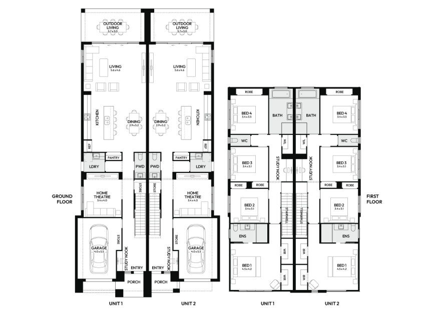 orlando-duplex-home-design-floorplan-standard-LHS