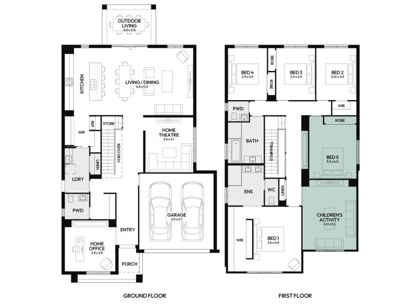 Freshwater-35-double-storey-home-design-floorplan-option-6-RHS