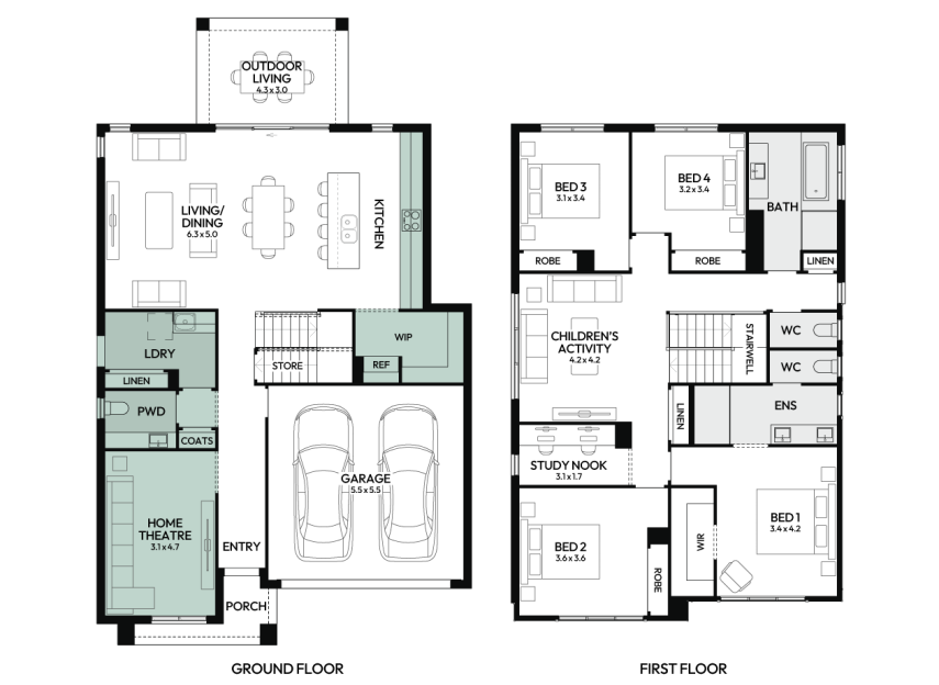 charisma-30-double-storey-home-design-floorplan-option-1-RHS