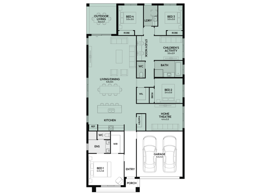conga-28-single-storey-home-design-floorplan-option-2-RHS