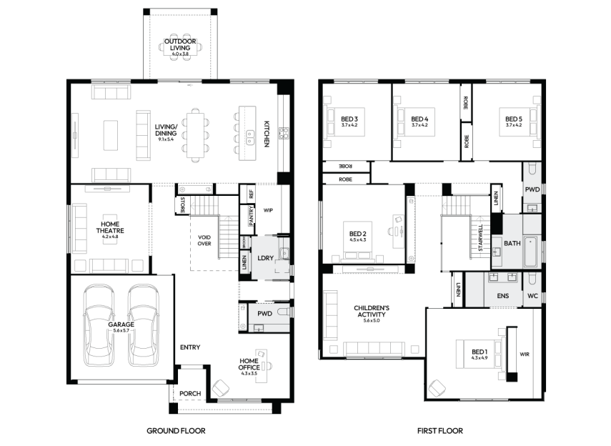 enigma-46-double-storey-home-deisgn-floorplan-standard-LHS