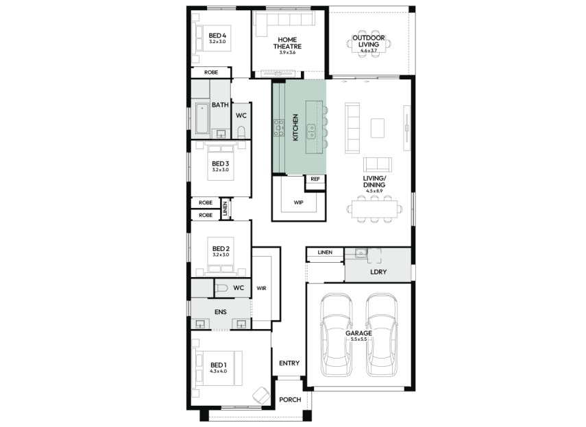 newport-28-one-single-storey-home-design-floorplan-option-1-RHS