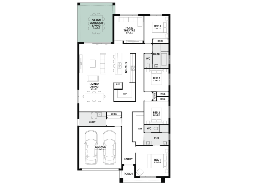 newport-28-one-single-storey-home-design-floorplan-option-10-LHS