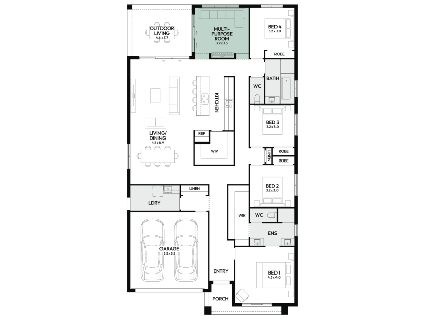 newport-28-one-single-storey-home-design-floorplan-option-13-LHS