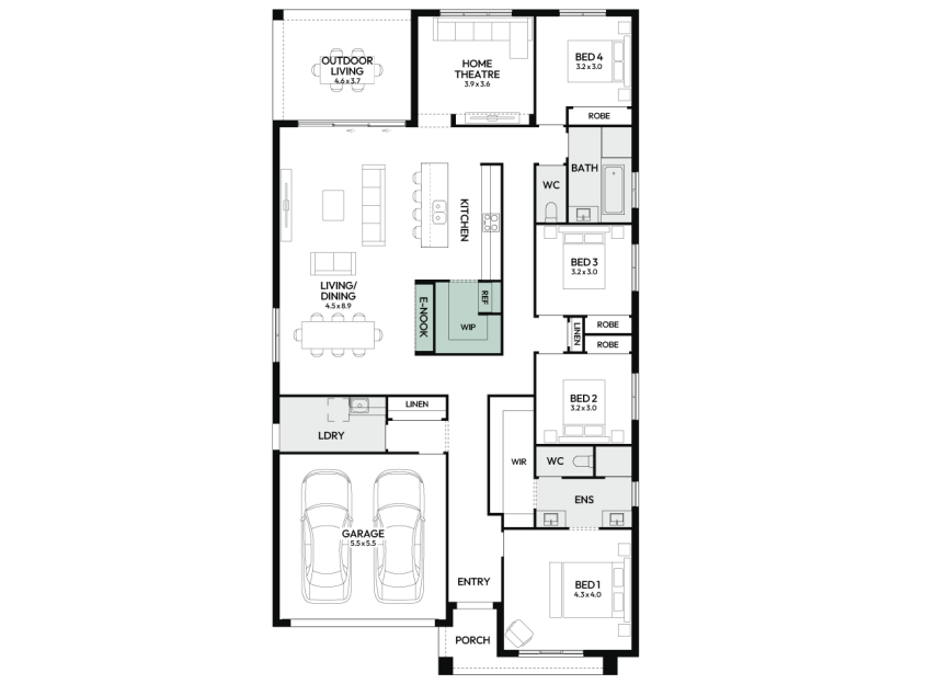 newport-28-one-single-storey-home-design-floorplan-option-3-LHS