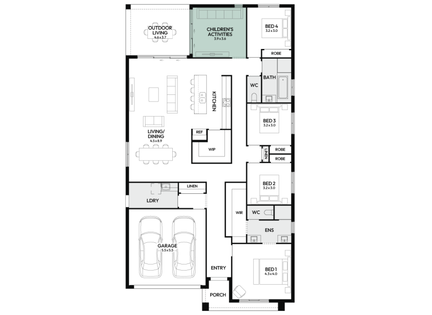 newport-28-one-single-storey-home-design-floorplan-option-6-LHS