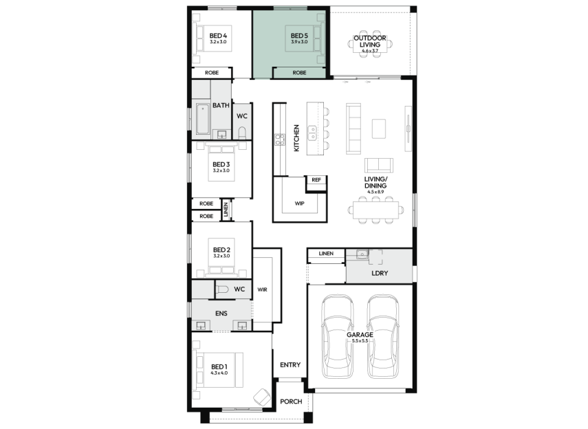 newport-28-one-single-storey-home-design-floorplan-option-7-RHS